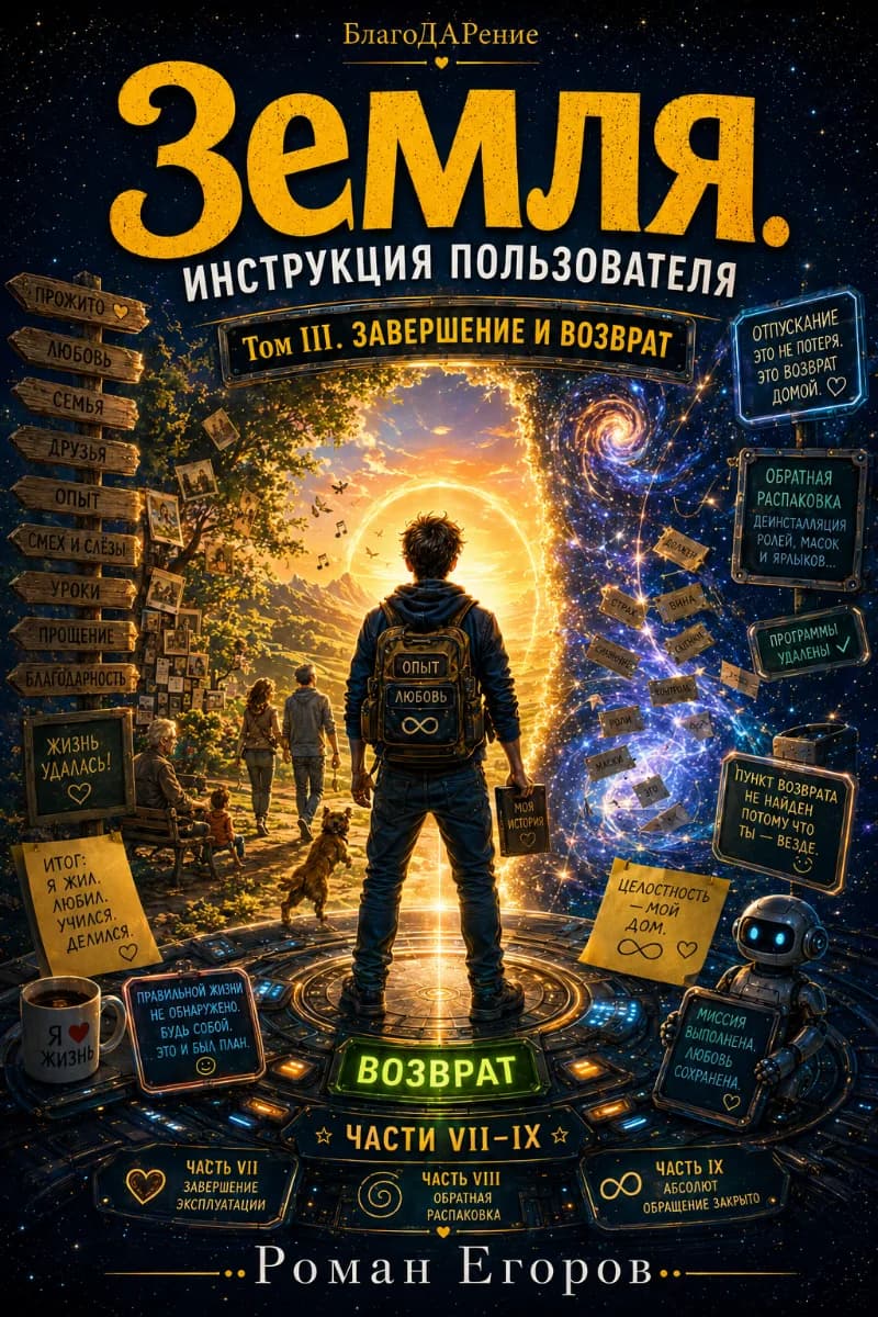 Обложка книги Земля. Инструкция пользователя. Том III. Завершение и возврат
