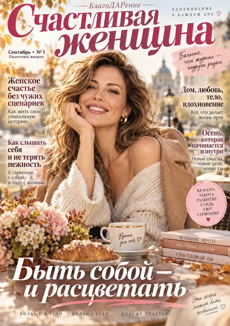 Обложка книги Журнал — «Счастливая женщина»